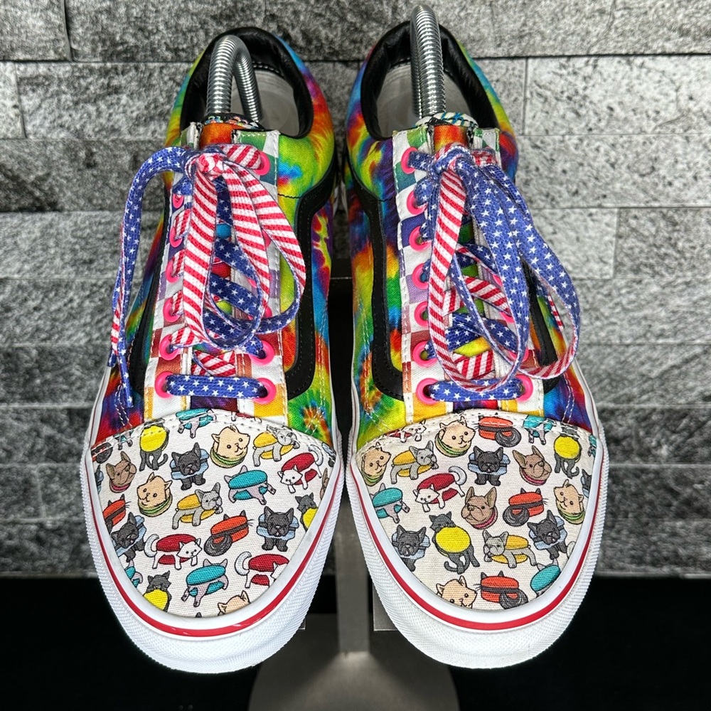 Vans Off The Wall Custom Creations Skate Shoes - M8.5/W10 - Picture 3 of 10